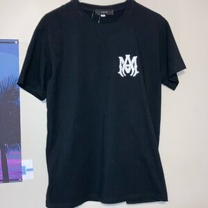 AMIRI Black Logo T-Shirt for Men